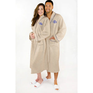 Customized Embroidered Name Bathrobe Set for Couples – Groom & Bride – Personalized Wedding Gift