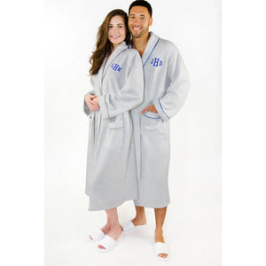 Customized Embroidered Name Bathrobe Set for Couples – Groom & Bride – Personalized Wedding Gift