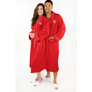 Customized Embroidered Name Bathrobe Set for Couples – Groom & Bride – Personalized Wedding Gift