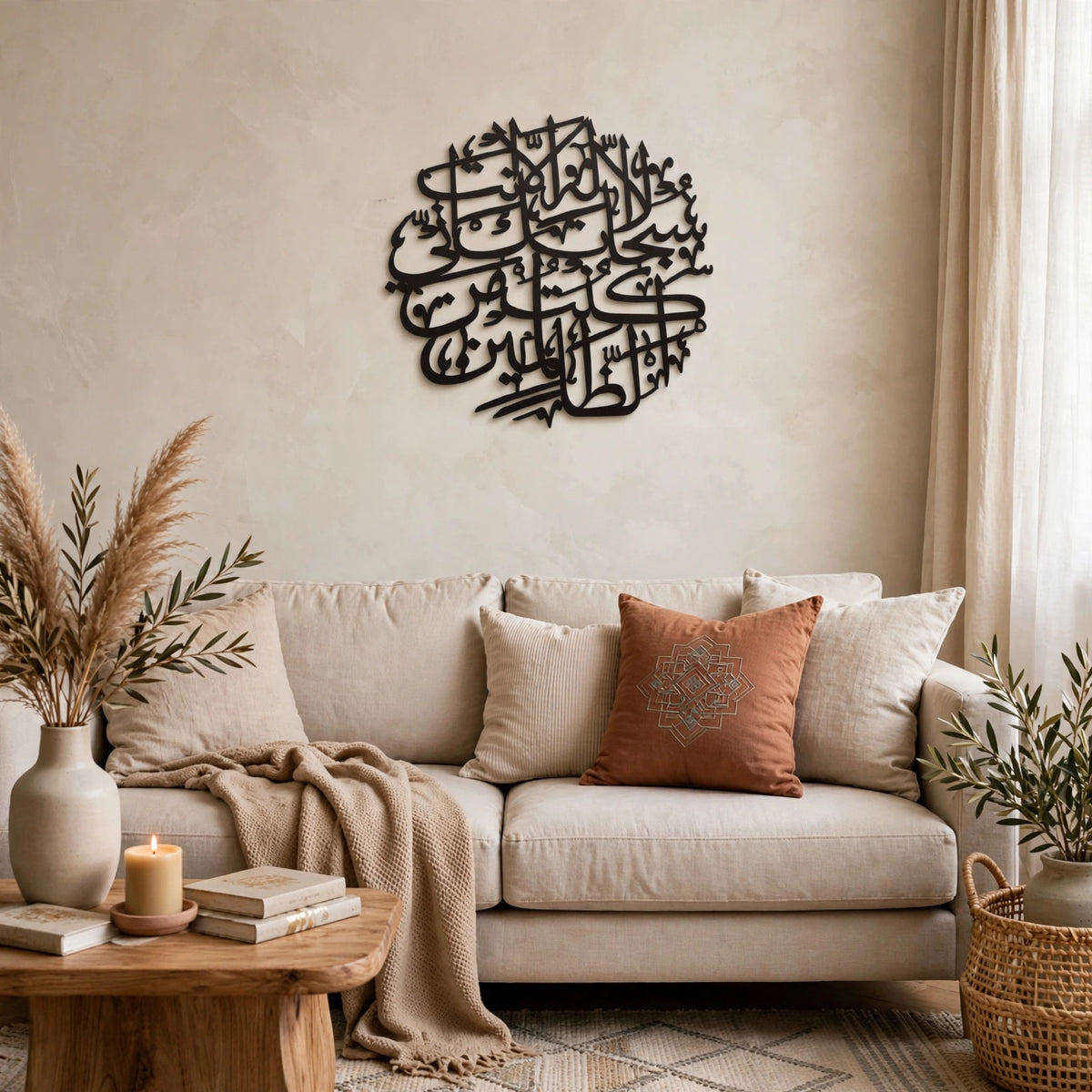 La Ilaha Illa Anta Acrylic Islamic Wall Calligraphy – Home Decor | Pakistan