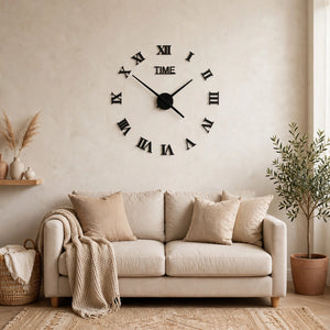 Classical 3D Acrylic Wall Clock – Elegant Home Decor | Design Your Own Pakistan