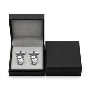 Customized Picture Engraved Cufflinks – Personalized Portrait Photo Cufflinks for Men | Stainless Steel Custom Face Cufflinks Gift
