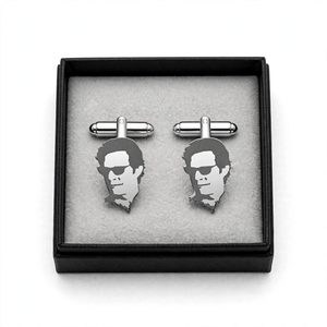 Customized Picture Engraved Cufflinks – Personalized Portrait Photo Cufflinks for Men | Stainless Steel Custom Face Cufflinks Gift