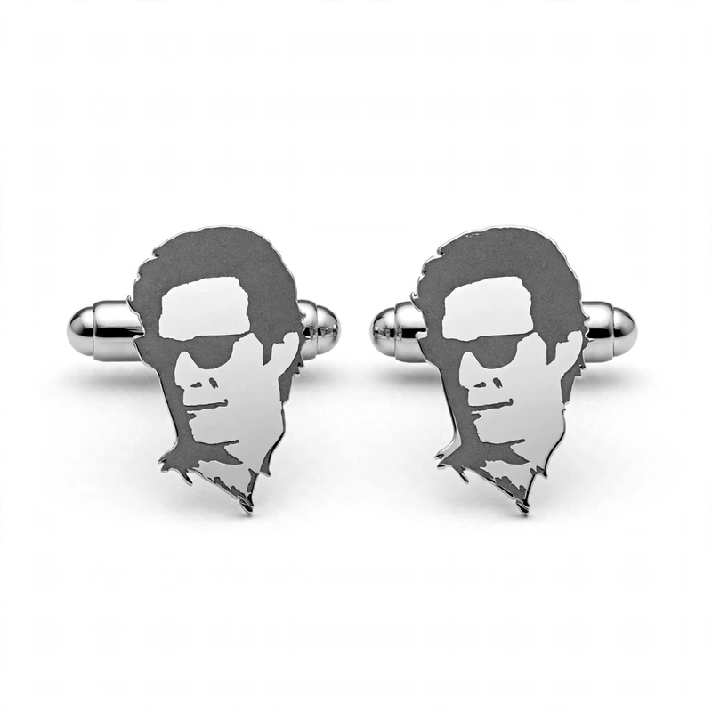 Customized Picture Engraved Cufflinks – Personalized Portrait Photo Cufflinks for Men | Stainless Steel Custom Face Cufflinks Gift