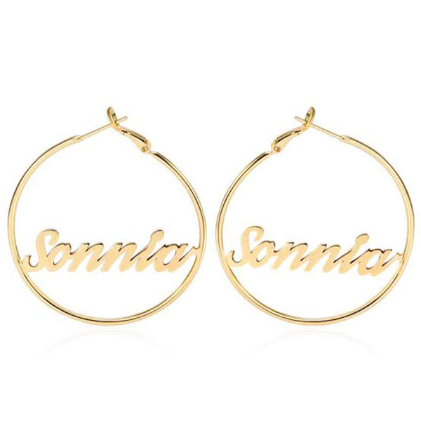 Personalized Name Earrings