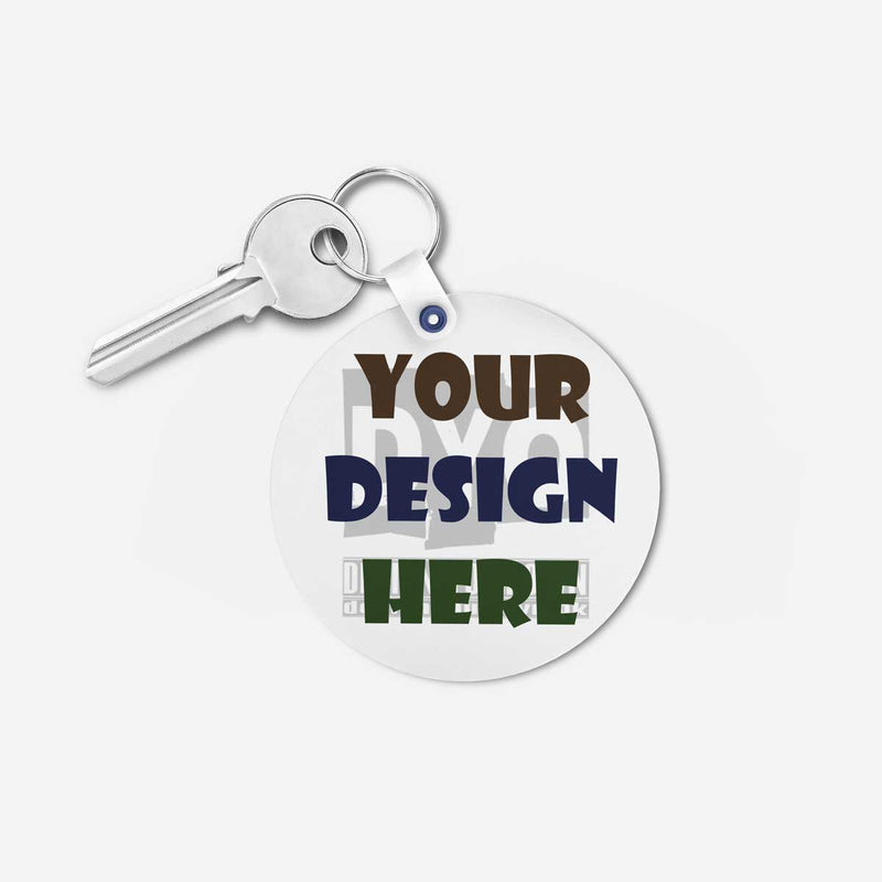 Design Your Own Key Chain - Round