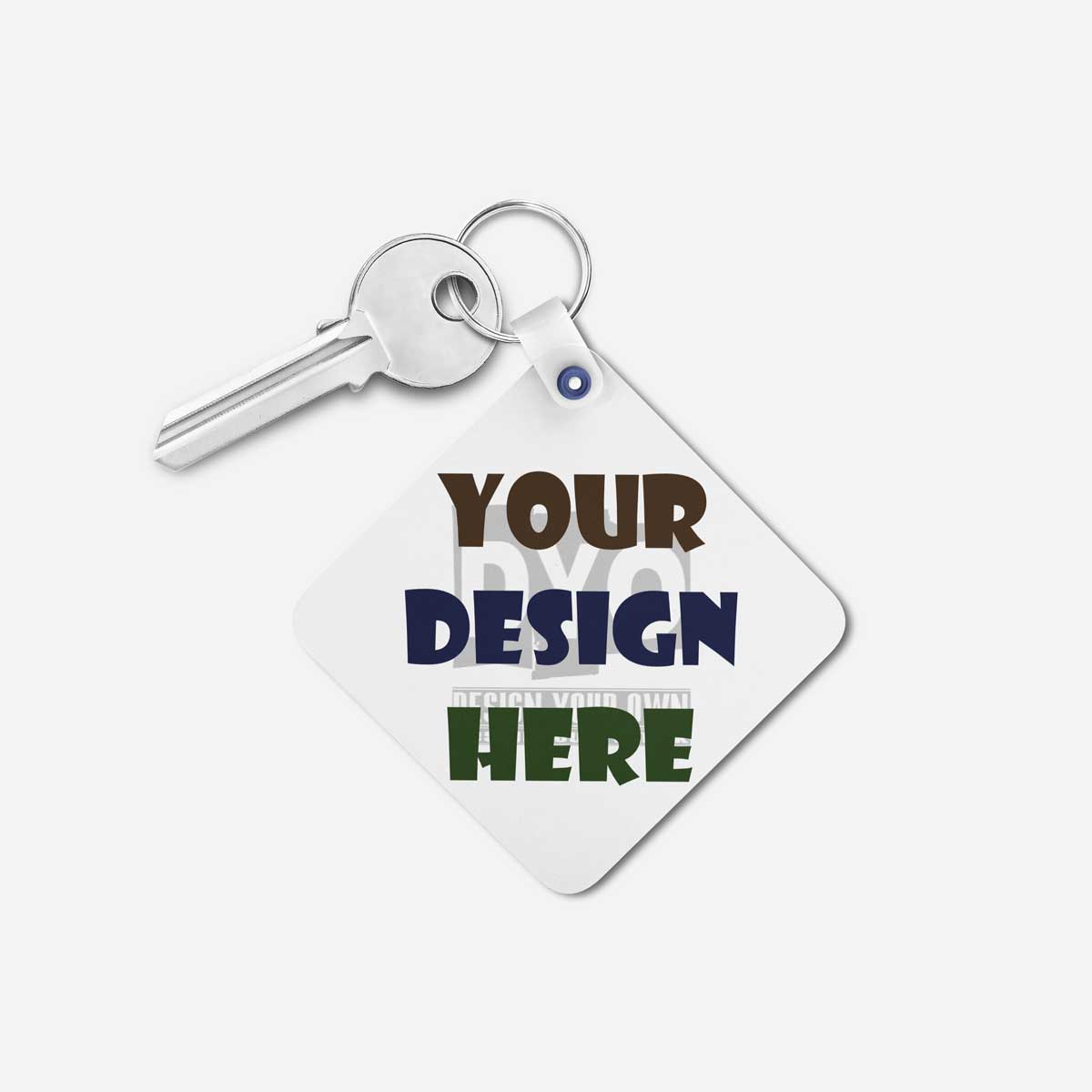 Design Your Own Key chain - Square