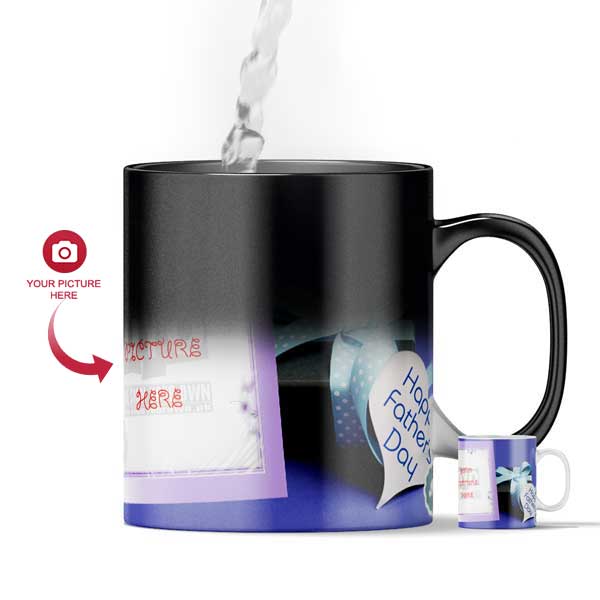 Happy Father's Day Customized Magic Color Changing Gift Mug