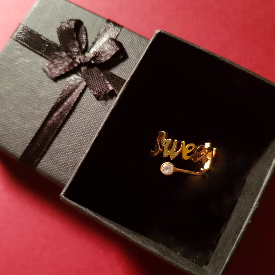 Personalized Gold/Silver Plated Ring