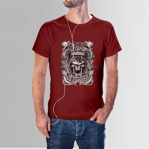 Devourer T-shirt for men with crew neck