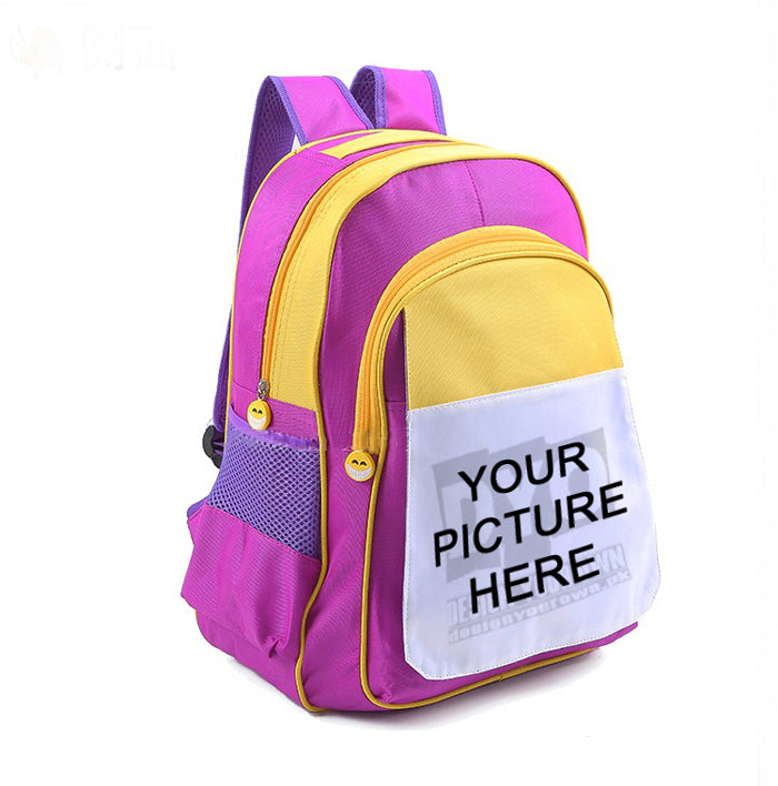 Design Your Own Custom Printed Picture School Bag