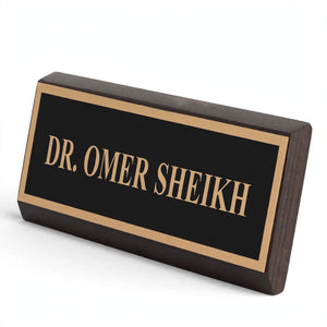 Personalized Table Name Plate – Custom Name & Designation – Style IV | Pakistan
