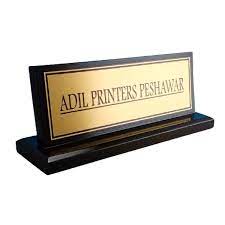 Customized Table Name Plate