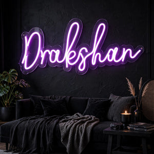 Custom LED Neon Light Sign – 2x1 Feet | Personalized Name & Message | Pakistan