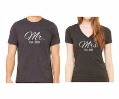 Combo, Two In One, Customized Gift Pack Of Round Neck And V Neck T-Shirts For Couples