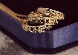 Best Friend Three Chain Necklace Set