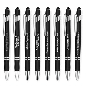 Personalized Metallic Pen – All Black with Gift Box | Custom Name & Logo Pakistan