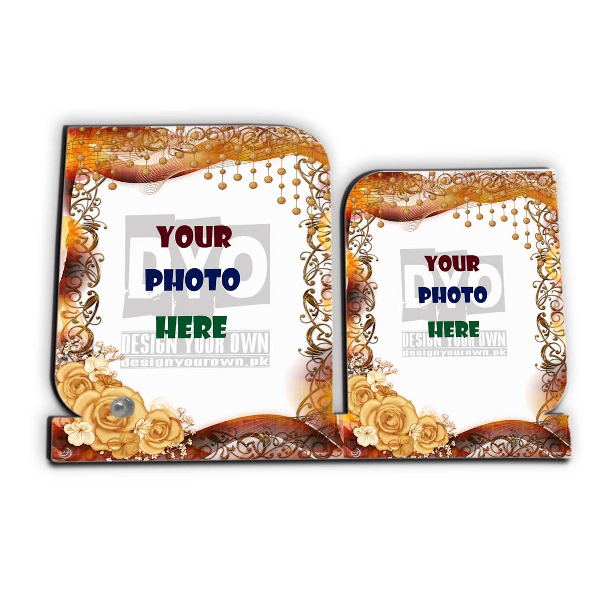 Personalized Wedding Anniversary Gift Wooden Sheet Photo Frame