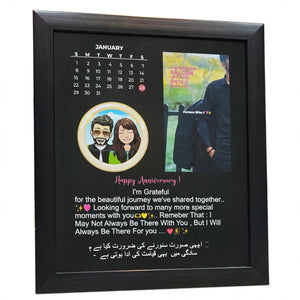 Personalized Custom Black Table Frame – Custom Name & Photo | Design Your Own Pakistan