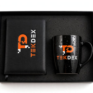 Personalized Gift Box Set – LED Bottle, Diary, Pen, Keychain & Mug | Corporate Gift Pakistan