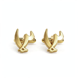 Customized Logo Pair of Cufflinks – Gold, Silver Plated & Pure Silver