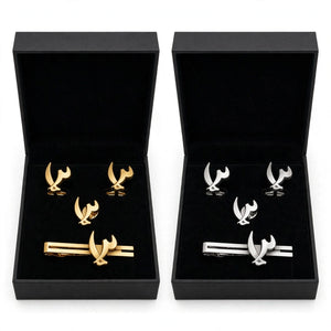 Customized Logo Gift Set – Tie Pin, Lapel Pin & Cufflinks