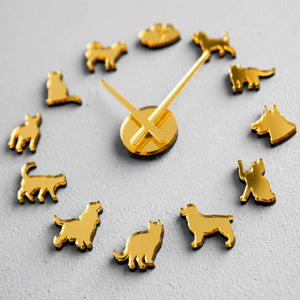 Afghan Dog 3D Acrylic Wall Clock – Unique Home Decor Gift | Pakistan
