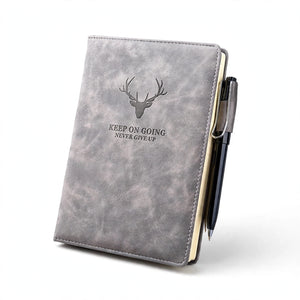 Personalized Leather Cover Diary with Gift Box – Custom Name & Logo | Gift Pakistan