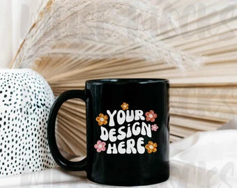 Design Your Own Coffee Mug - Black