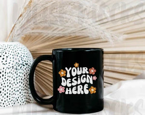 Design Your Own Coffee Mug - Black