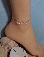 Personalized Name Anklet's