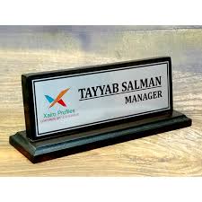 Customized Table Name Plate