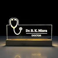 Customized LED Lamp - Table Name Plate - 12x6 inches