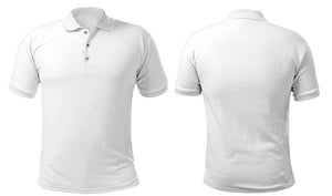 Custom White Polo T-Shirt For Men