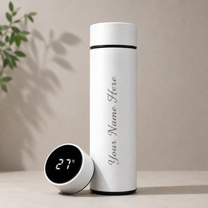 Customized LED Smart Water Bottle | Digital Thermos 17oz With Temperature Display