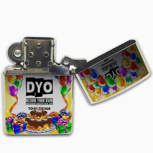 Zippo Style Wind Proof Custom Birthday Gift Cigarette Lighter