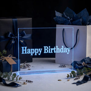 Customized LED Birthday Table Frame