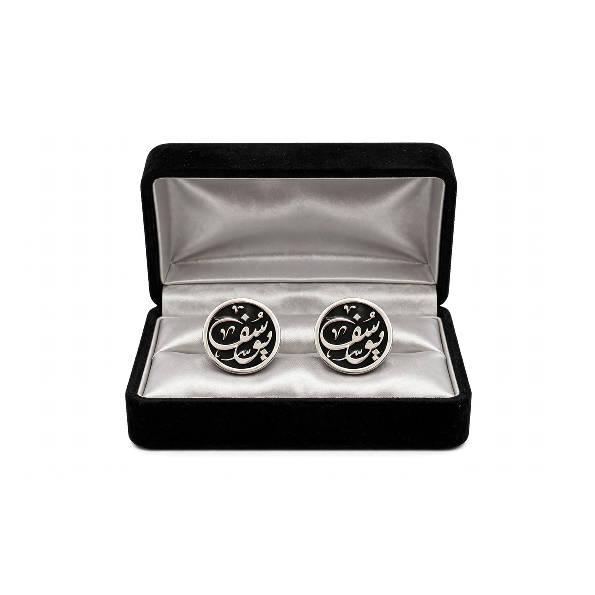 Customized Pair of Name Cufflinks – Personalized Cufflinks for Men | Custom Name Gift