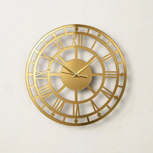 Roman Numerals 3D Acrylic Wall Clock – Elegant Home Decor | Pakistan