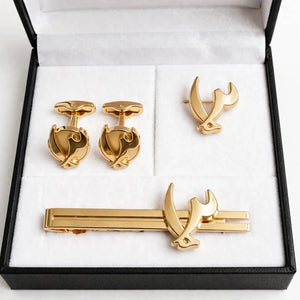 Customized Logo Gift Set – Tie Pin, Lapel Pin & Cufflinks