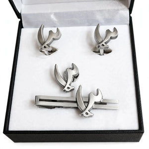Customized Logo Gift Set – Tie Pin, Lapel Pin & Cufflinks