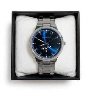 Premium Metal Chain Hand Watch – Silver