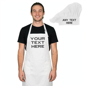 Personalized Chef Hat & Apron Set – Custom Name Kitchen Set | DYO