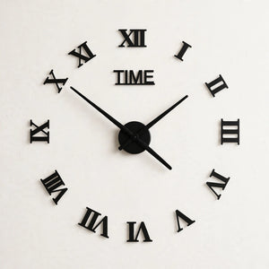 Classical 3D Acrylic Wall Clock – Elegant Home Decor | Design Your Own Pakistan