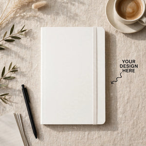 Personalized A5 Hardcover Notebook Journal – Custom Logo & Design with Elastic Band | Pakistan