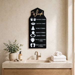 Custom Design Acrylic Wall Frame 26x10 CM – Personalized Name & Logo | Pakistan
