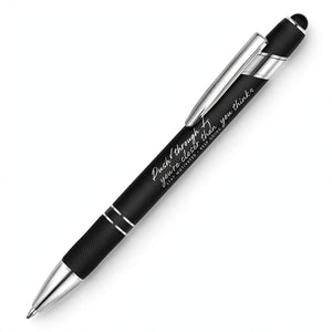 Personalized Metallic Pen – All Black with Gift Box | Custom Name & Logo Pakistan