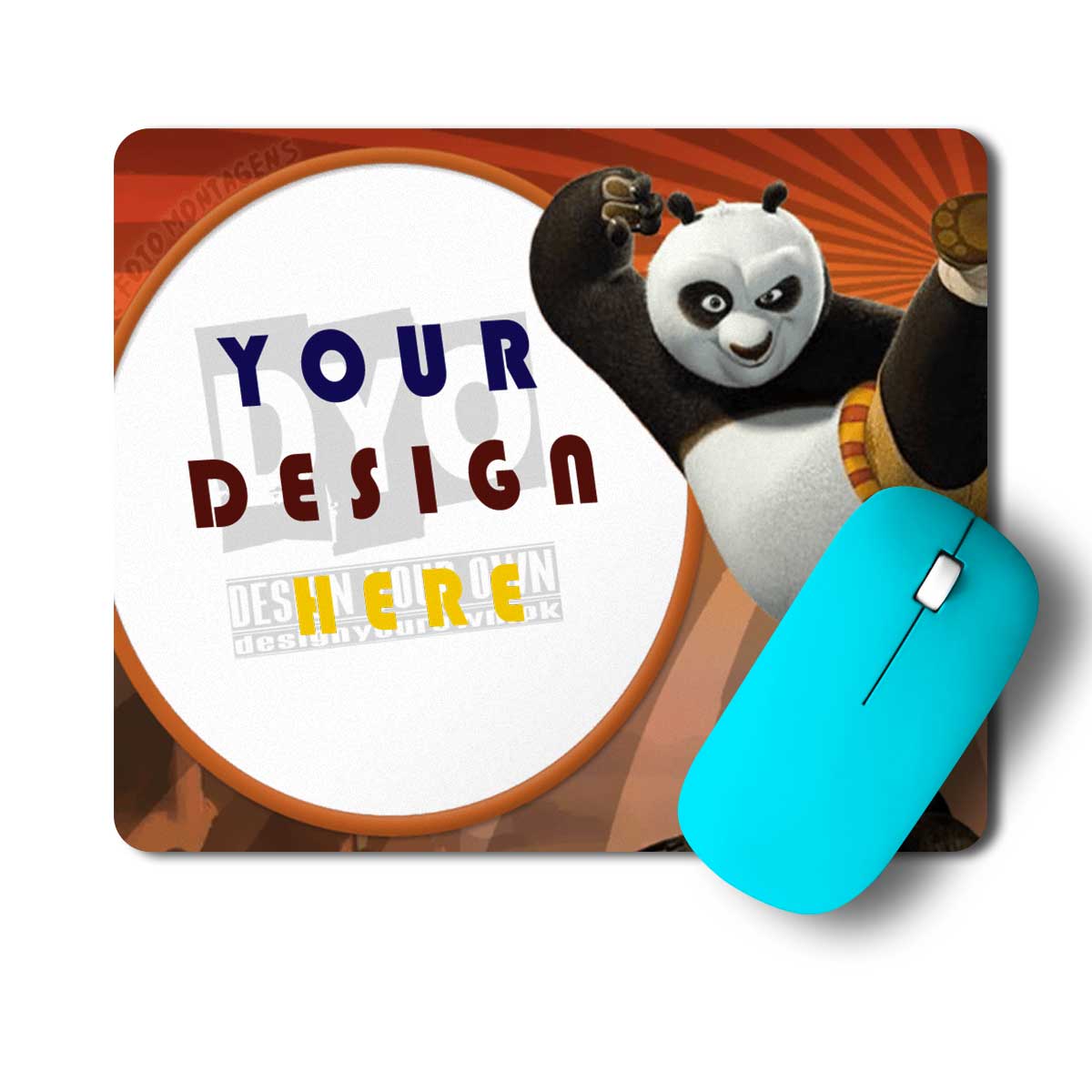 Kung Fu Panda’s customized Mouse pad