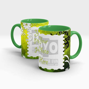 Elegant Green Custom Mug