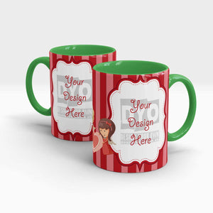 Beautiful Personalized Engagement Gift Mug For Her